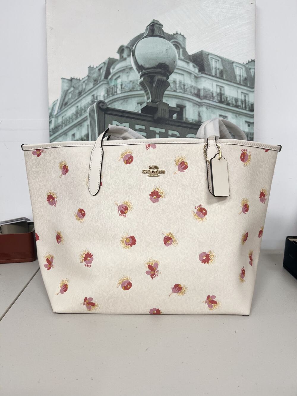 Coach C6431 Pop Floral City Tote